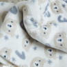 Plush teddy bear, blanket 90x75cm, basket Tender Comforts