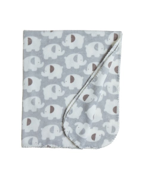 Plush elephant, blanket 90x75cm, basket Tender Comforts