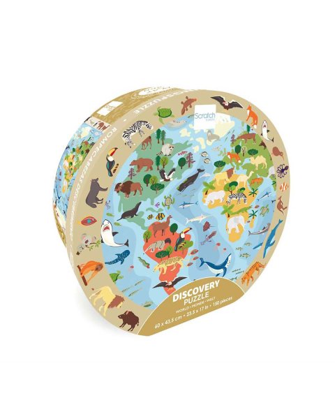 Παιχνίδι Scratch Παζλ αναζήτησης World 150τμχ (6+ ετών)