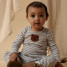 Babygrow Lil'Atelier rib with embroidery (1-18 months)