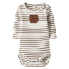 Babygrow Lil'Atelier rib with embroidery (1-18 months)