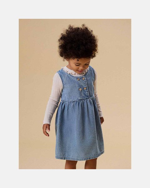 Φόρεμα τζιν Lil'Atelier 100% organic cotton (2-7 ετών)