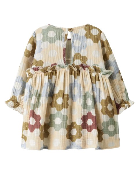 Dress Lil'Atelier 100% organic cotton with babygrow (1-18 months)