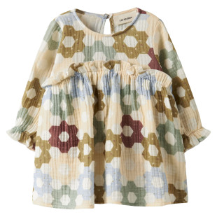 Dress Lil'Atelier 100% organic cotton with babygrow (1-18 months)
