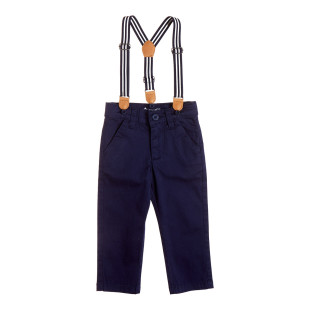 Παντελόνι chino με τιράντες (12 μηνών-5 ετών)