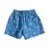 Denim shorts with embroidery (12 months-5 years)