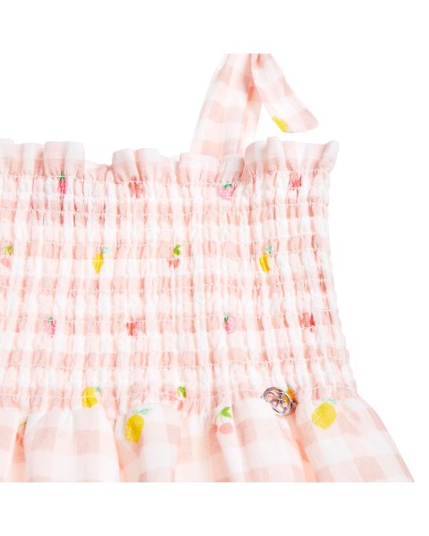 Dress with narrow shoulder straps (12 months-5 years)
