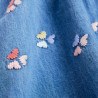 Denim dress with embroidery (12 months-5 years)
