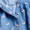 Denim dress with embroidery (12 months-5 years)