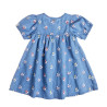 Denim dress with embroidery (12 months-5 years)