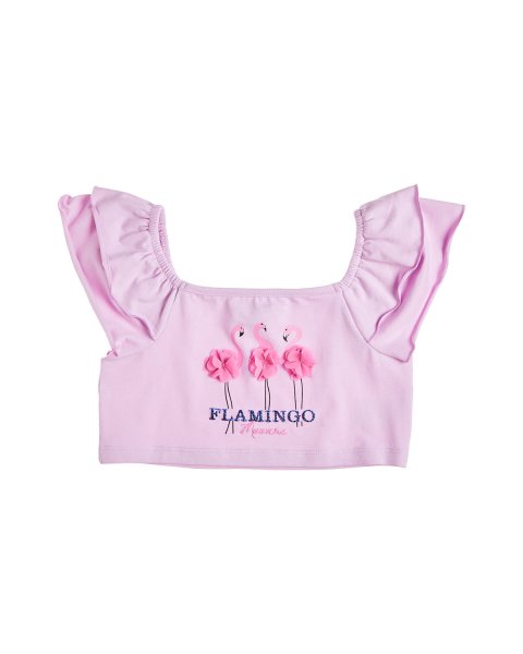 Σετ Moovers crop top και τζιν σορτς (12 μηνών-5 ετών)