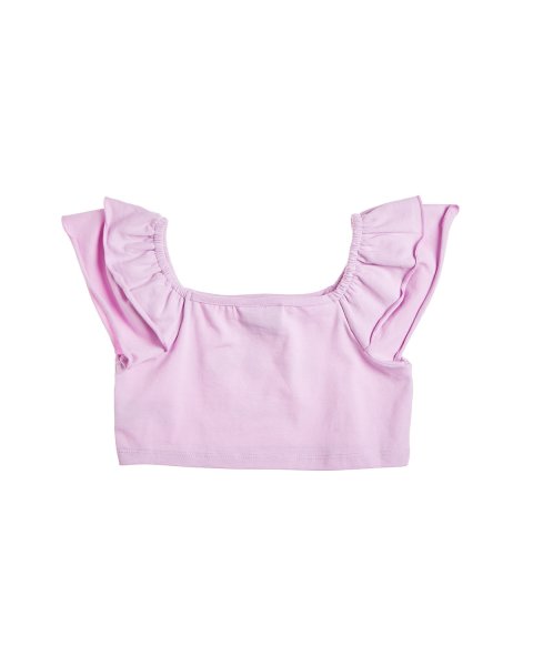 Set Moovers crop top with denim shorts (12 months-5 years)