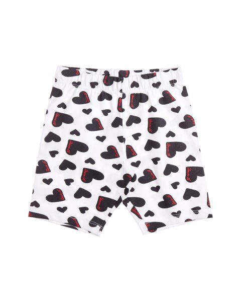 Set with hearts pattern and scrunchie (18 months-5 years)
