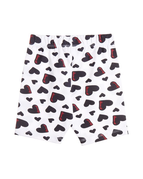 Set with hearts pattern and scrunchie (18 months-5 years)