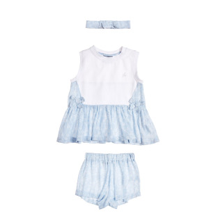 Set with viscose and metallic thread (18 months-5 years)