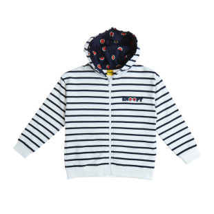 Zip hoodie Snoopy with embroidery (12 months-8 years)