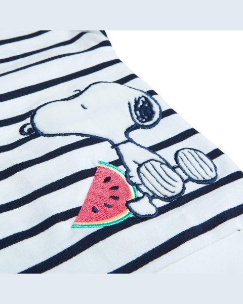 Zip hoodie Snoopy with embroidery (12 months-8 years)