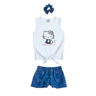 Σετ Hello Kitty με scrunchie (18 μηνών-5 ετών)