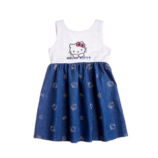 Φόρεμα Hello Kitty με κεντητά & glitter στοιχεία (18 μηνών-5 ετών)