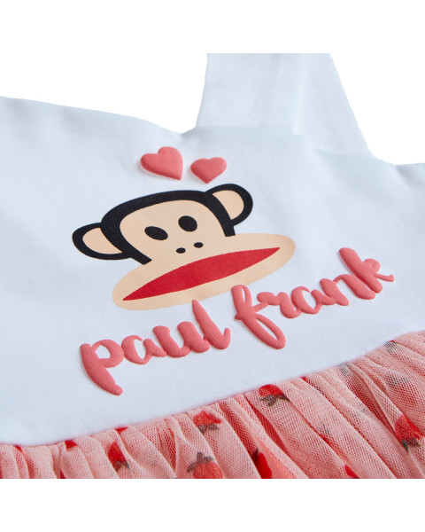 Φόρεμα Paul Frank με τύπωμα και τούλινο κάτω μέρος (18 μηνών-8 ετών)