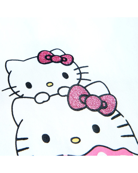 Μπλούζα Hello Kitty με glitter λεπτομέρειες (12 μηνών-5 ετών)