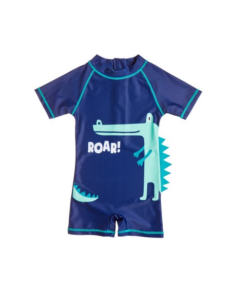 Swimsuit True Blue with hat (6 months-3 years)