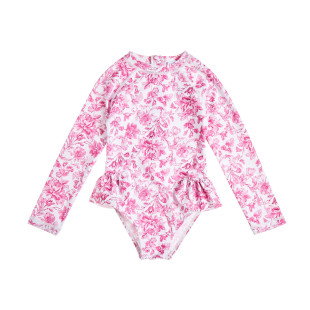 Swimsuit True Blue with ruffles (12 months-5 years)