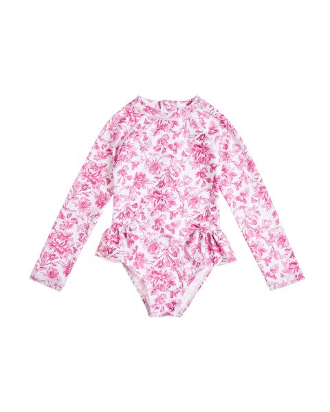 Swimsuit True Blue with ruffles (12 months-5 years)