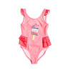 Swιmsuit with ruffles and embossed elements (12 months-5 years)