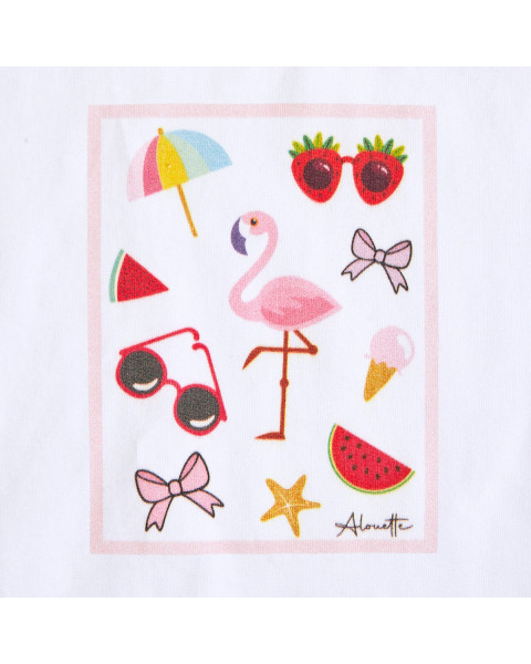 Σετ crop top με κολάν και κορδέλα μαλλιών (3-18 μηνών)