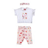 Set crop top with leggings and headband (3-18 months)