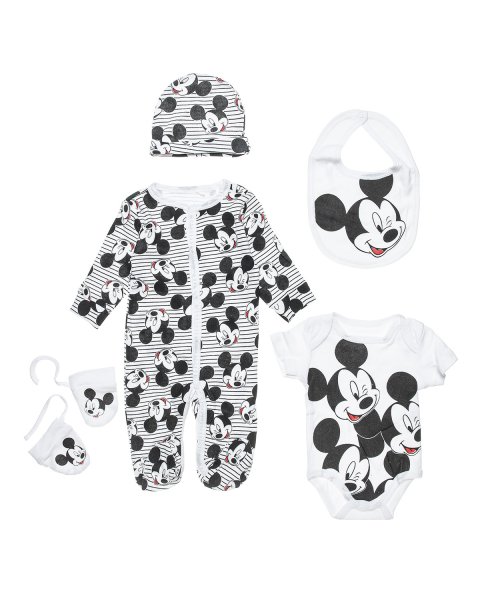   Σετ Disney Mickey Mouse 5 τεμάχια (3-6 μηνών)