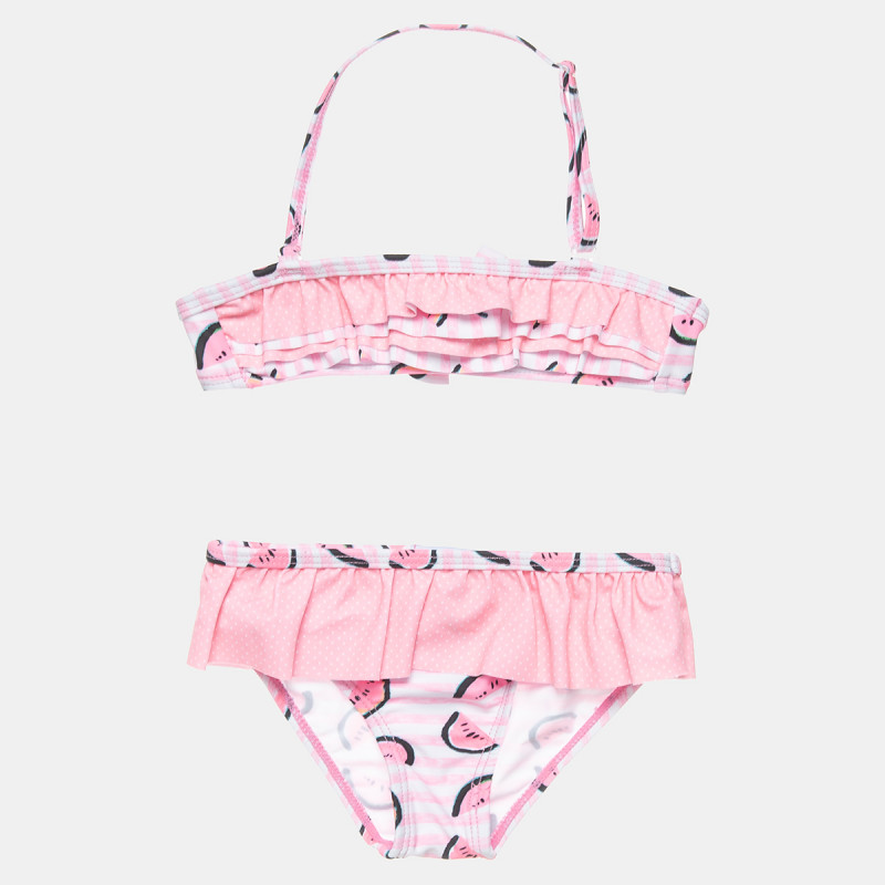 Bikini set SEA YOU sun safe UPF45+ with ruffles (12 months-6 years)