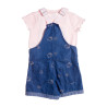 Denim overall Hello Kitty with top (12 months-8 years)