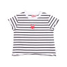 Top with stripes and embroidery (6-16 years)