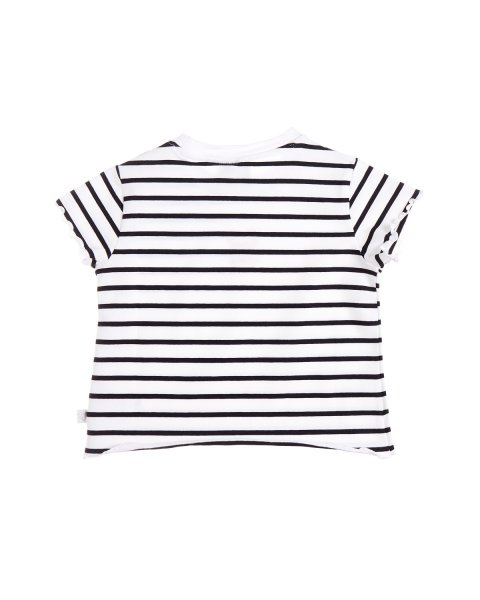Top with stripes and embroidery (6-16 years)