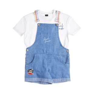 Denim overall with top Paul Frank (12 months-8 years)