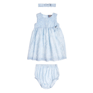 Dress with slip and headband (6 months-3 years)