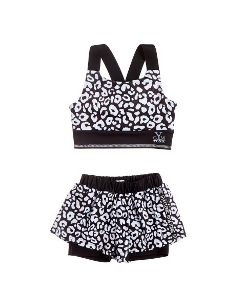 Set Gym Tonic crop top with shorts (6-14 years)