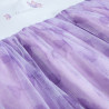 Dress with print and tulle bottom (6-14 years)