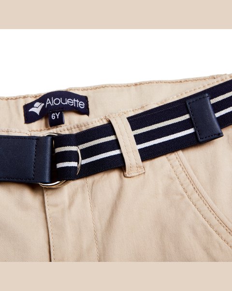 Pants chino with belt (6-16 years)