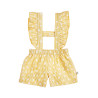Overall with ruffles and rib top (1-18 months)