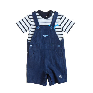 Overall denim with top Tender Comforts (3-18 months)