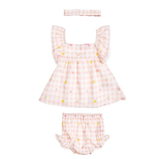 Set dress with slip and headband (3-18 months)