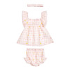 Set dress with slip and headband (3-18 months)