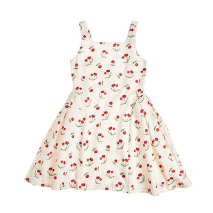 Dress with cherry pattern (6-14 years)