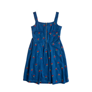 Dress denim with embroidery (6-14 years)