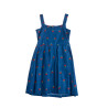 Dress denim with embroidery (6-14 years)