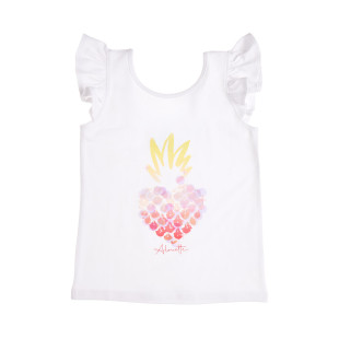 Top with embossed elements (6-14 years)