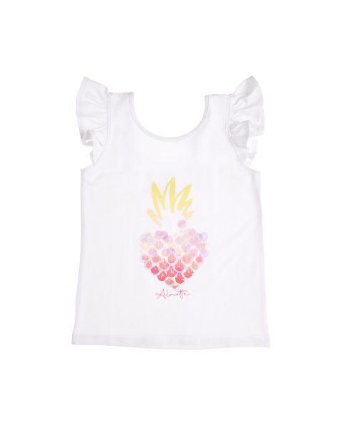 Top with embossed elements (6-14 years)